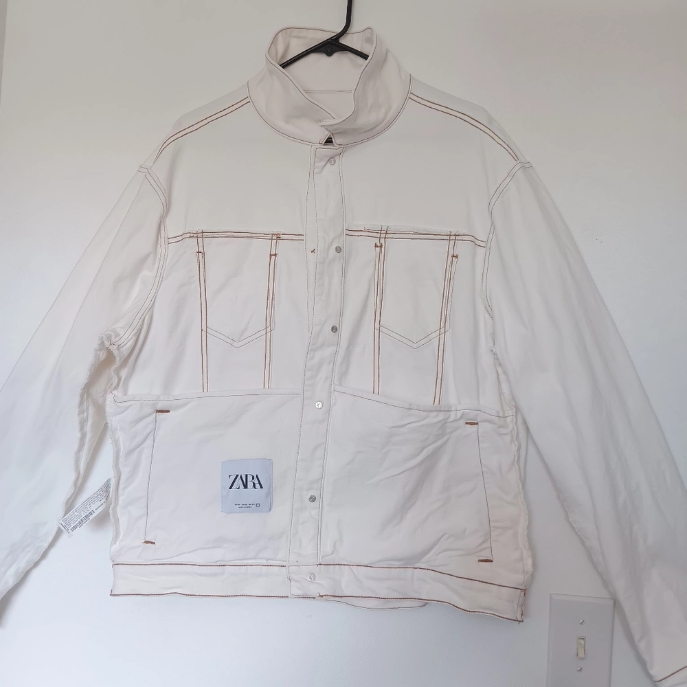 Zara White Performance Jacket - Picture 9 of 15